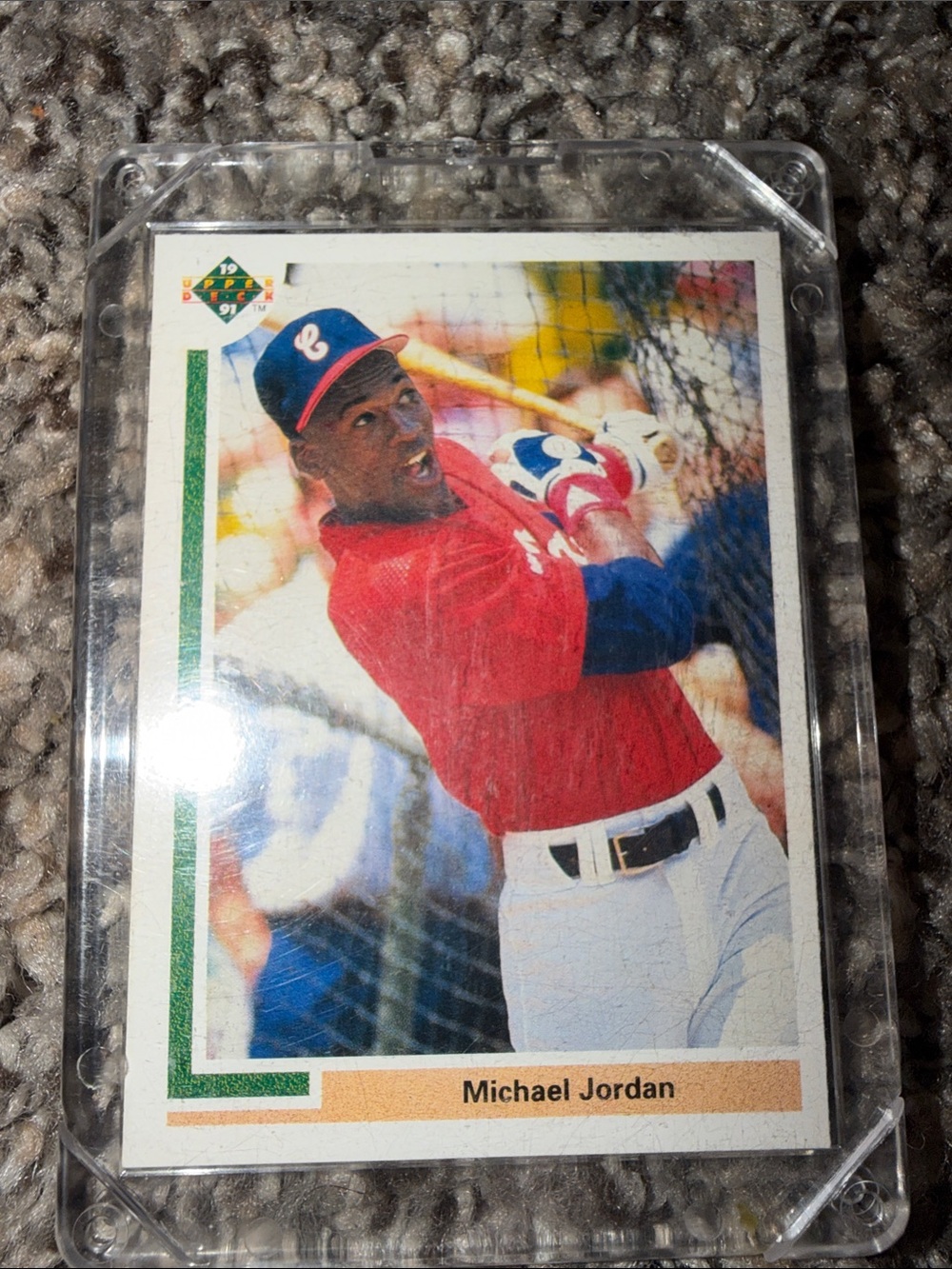 Michael Jordan 91 upper deck baseball card
